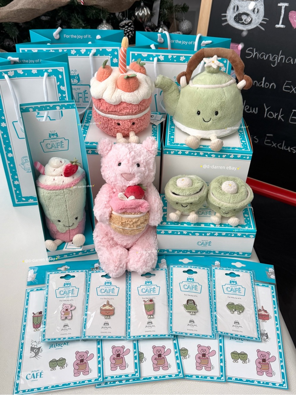Jellycat Shanghai Exclusive Full Set. Brand new with tag